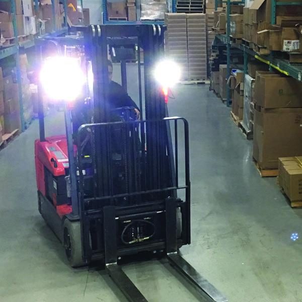 Eco LED Headlight On Forklift