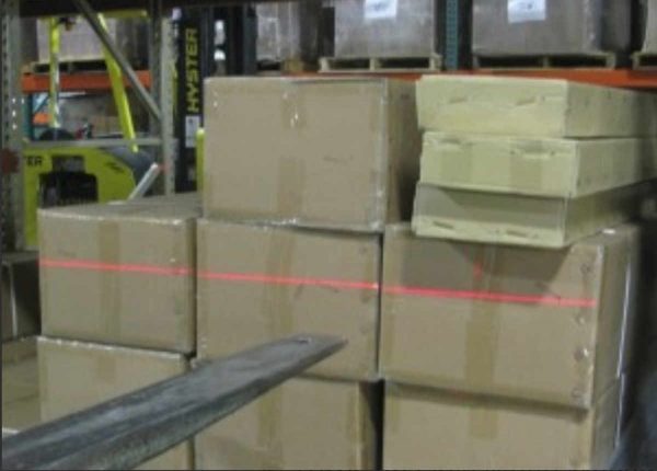 Laser Guide Forklift Guidance System Class 2 Carriage