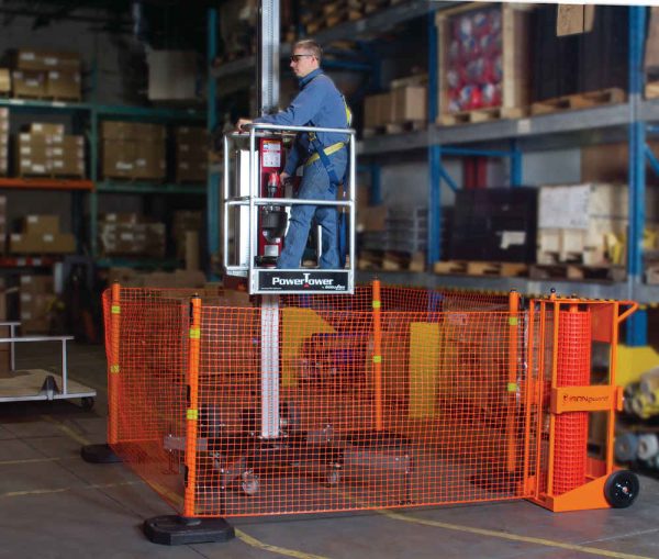 Portable Safety Zone Barrier System