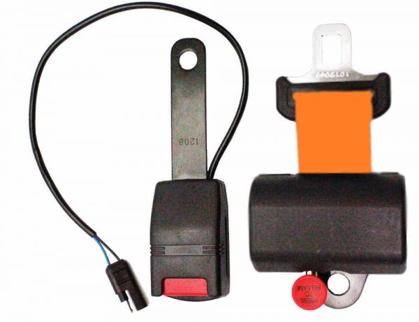 Press & Release Retractable Seat Belt Orange
