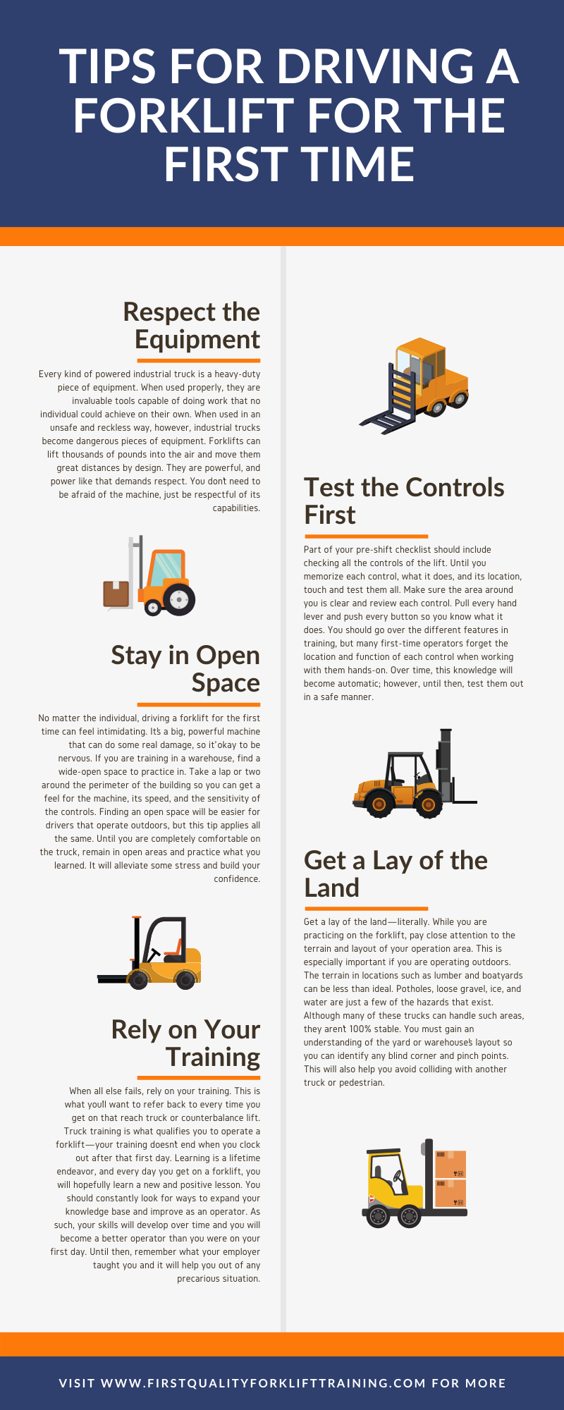 Driving a Forklift Tips