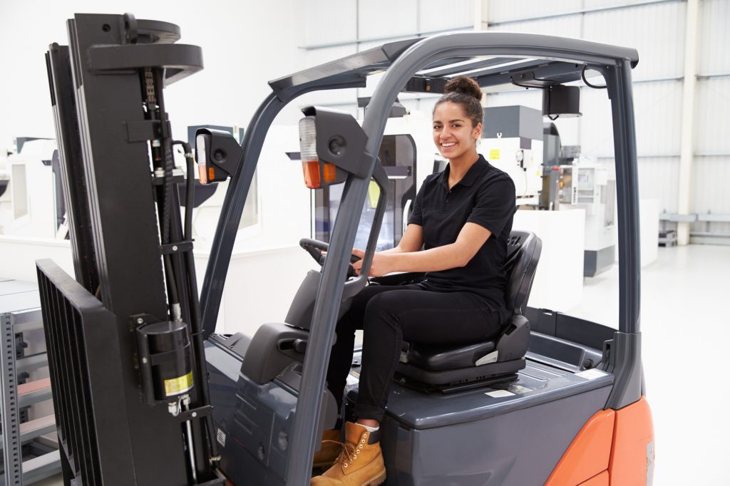 New Forklift Operators Behind the Wheel