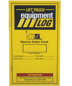 daily check list electric pallet truck