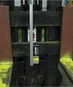 Laser Guide Forklift Guidance System Class 3 Carriage Fork View