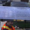 ClearCap Forklift Cover Repels Rain